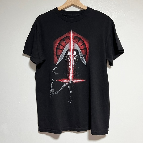 Star Wars Kylo Ren Graphic T-Shirt - Black - Size M - 100% Cotton - Picture 2 of 9